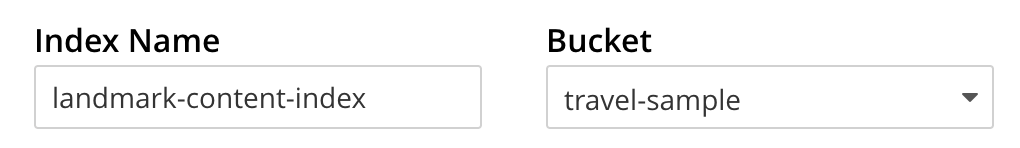 fts index name and bucket nondefault