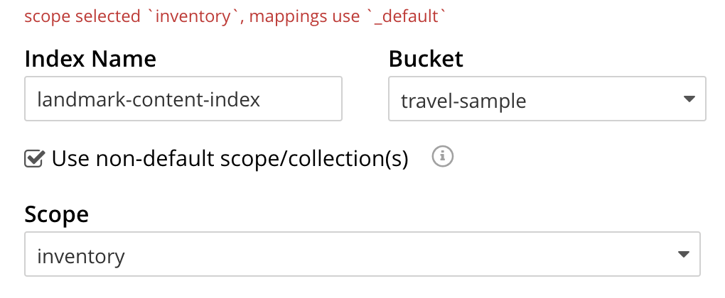 fts select scope nondefault